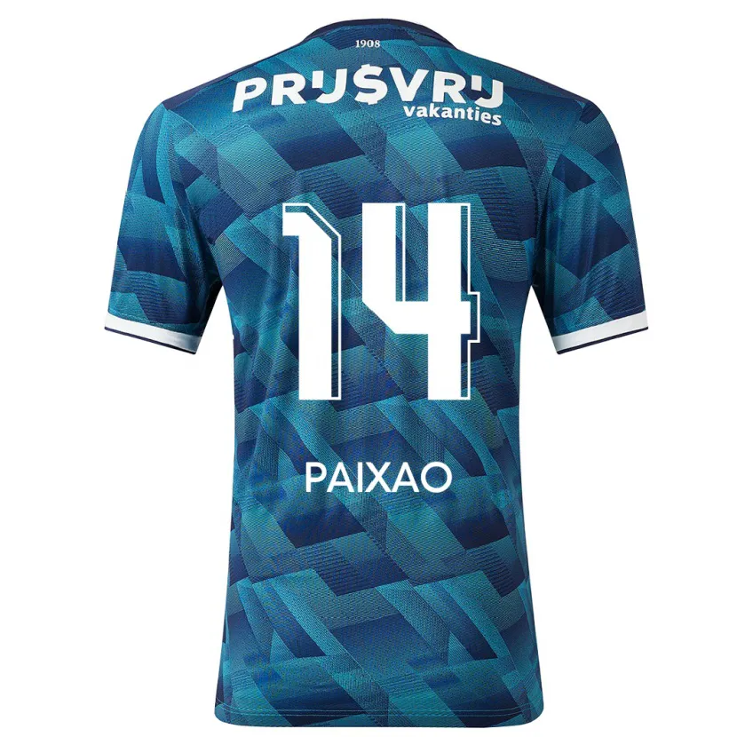 Danxen Mujer Camiseta Igor Paixão #14 Azul 2ª Equipación 2023/24 La Camisa