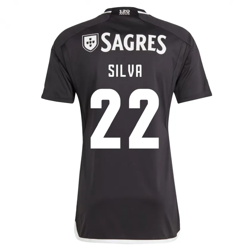 Danxen Mujer Camiseta Amelia Silva #22 Negro 2ª Equipación 2023/24 La Camisa