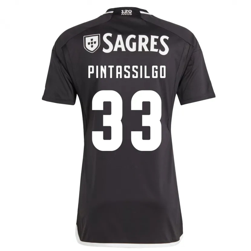 Danxen Mujer Camiseta Lara Pintassilgo #33 Negro 2ª Equipación 2023/24 La Camisa