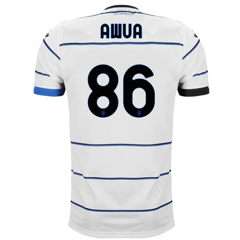 Danxen Mujer Camiseta Theophilus Awua #86 Blanco 2ª Equipación 2023/24 La Camisa