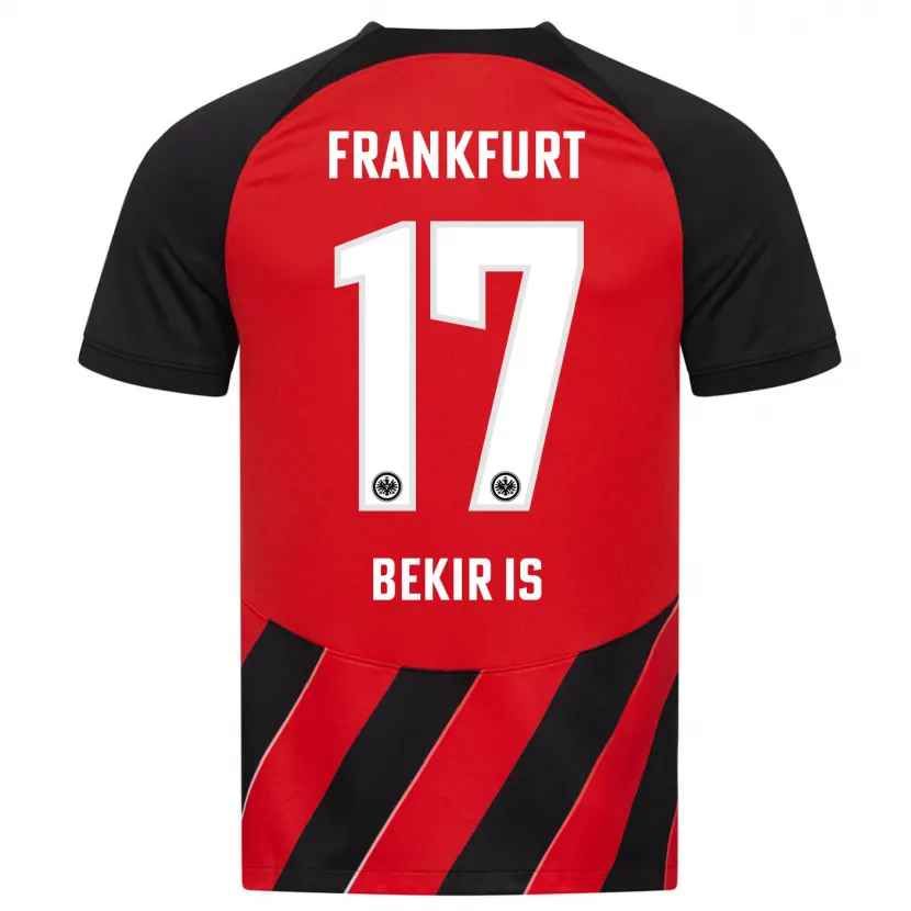 Danxen Niño Camiseta Eba Bekir Is #17 Negro Rojo 1ª Equipación 2023/24 La Camisa