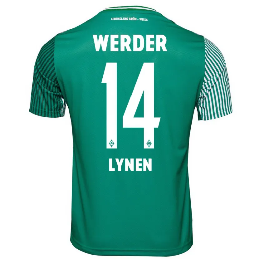 Danxen Niño Camiseta Senne Lynen #14 Verde 1ª Equipación 2023/24 La Camisa