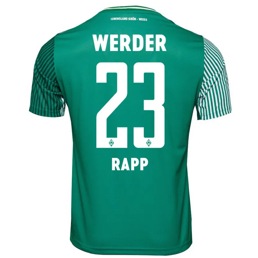 Danxen Niño Camiseta Nicolai Rapp #23 Verde 1ª Equipación 2023/24 La Camisa