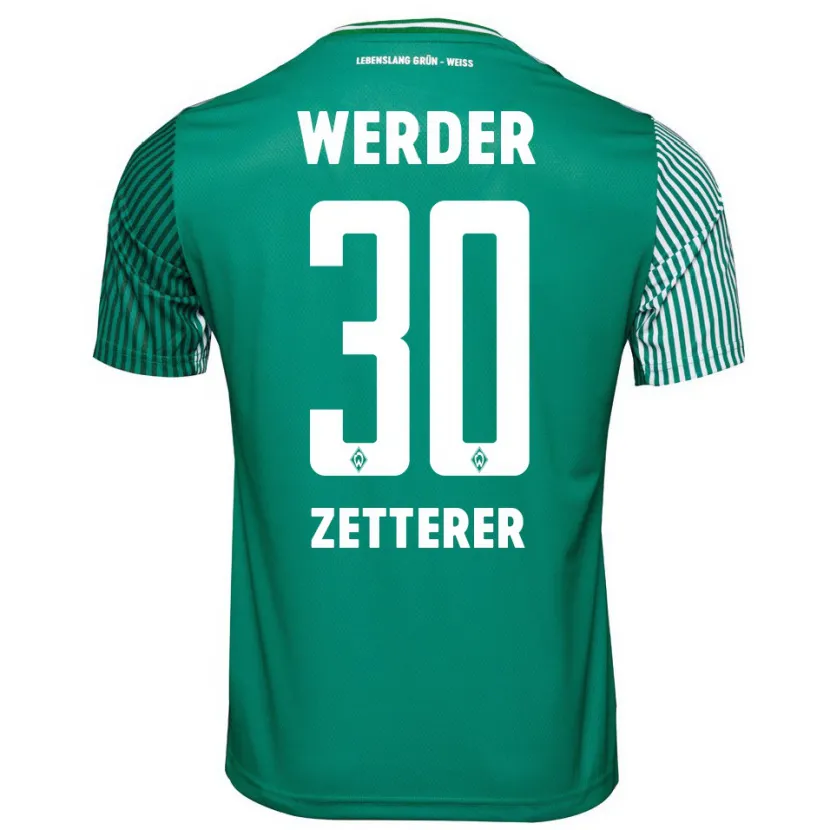 Danxen Niño Camiseta Michael Zetterer #30 Verde 1ª Equipación 2023/24 La Camisa