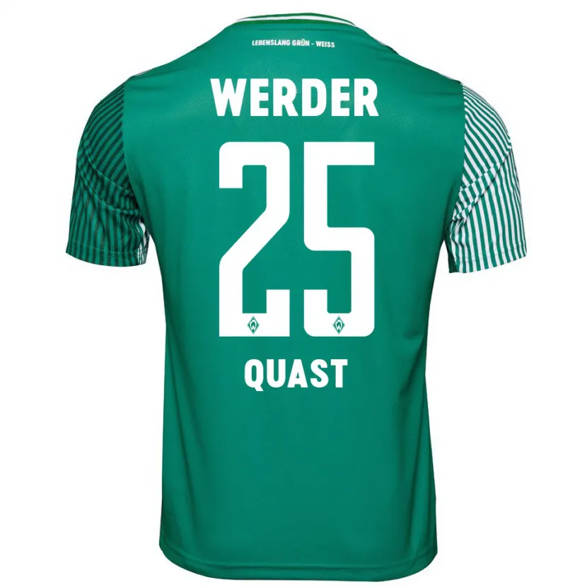 Danxen Niño Camiseta Sönke Quast #25 Verde 1ª Equipación 2023/24 La Camisa