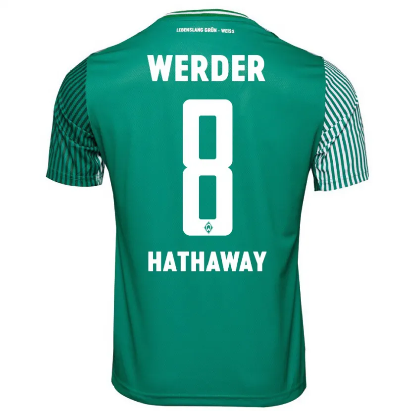 Danxen Niño Camiseta Max Hathaway #8 Verde 1ª Equipación 2023/24 La Camisa