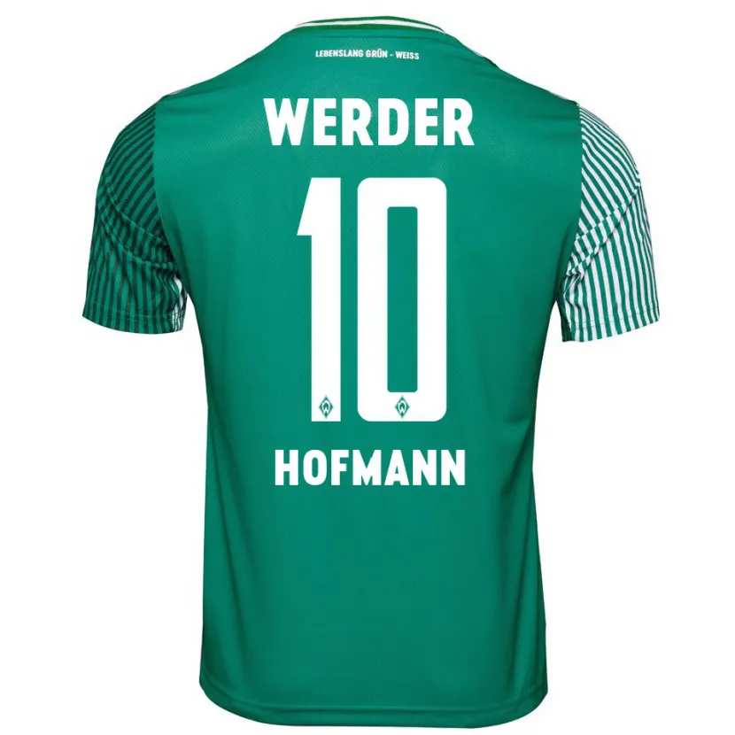 Danxen Niño Camiseta Justin Hofmann #10 Verde 1ª Equipación 2023/24 La Camisa