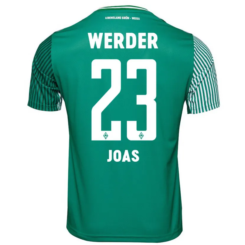 Danxen Niño Camiseta Julius Joas #23 Verde 1ª Equipación 2023/24 La Camisa