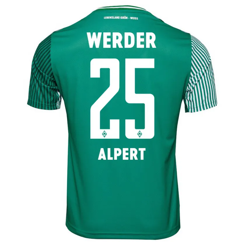 Danxen Niño Camiseta Marvin Alpert #25 Verde 1ª Equipación 2023/24 La Camisa