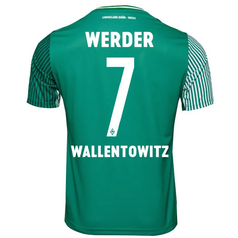 Danxen Niño Camiseta Mika Wallentowitz #7 Verde 1ª Equipación 2023/24 La Camisa