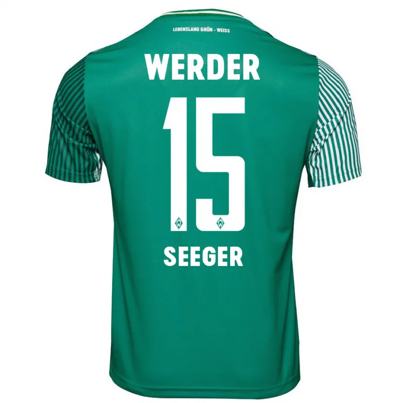 Danxen Niño Camiseta Ben Ekobena-Seeger #15 Verde 1ª Equipación 2023/24 La Camisa