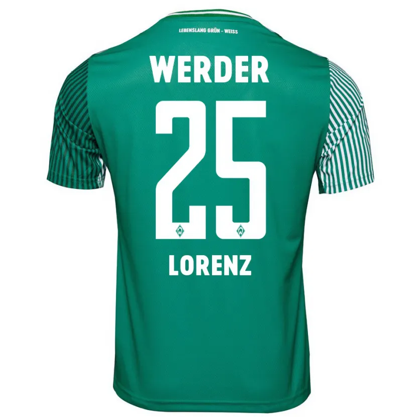 Danxen Niño Camiseta Jacob Lorenz #25 Verde 1ª Equipación 2023/24 La Camisa