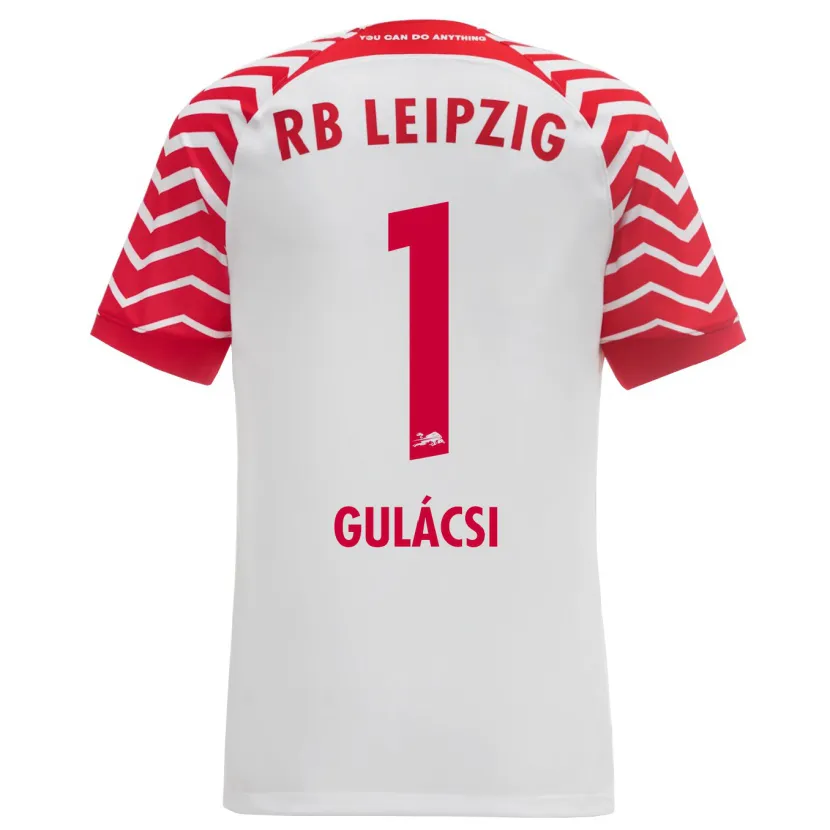 Danxen Niño Camiseta Péter Gulácsi #1 Blanco 1ª Equipación 2023/24 La Camisa