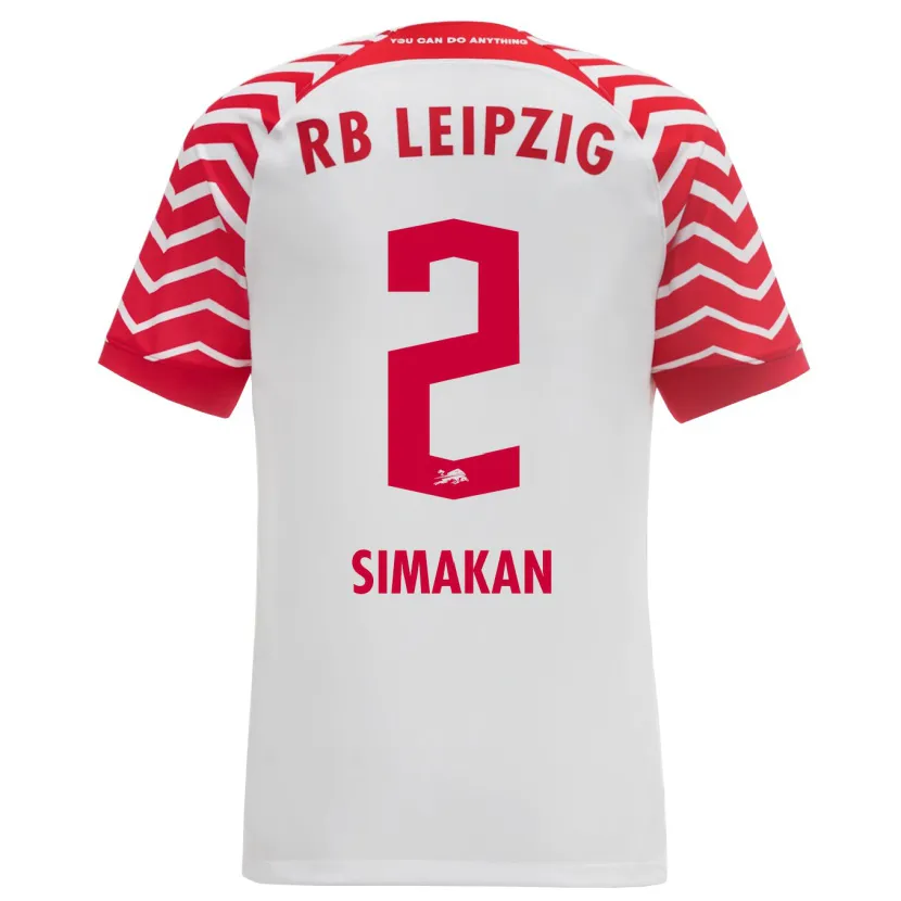 Danxen Niño Camiseta Mohamed Simakan #2 Blanco 1ª Equipación 2023/24 La Camisa