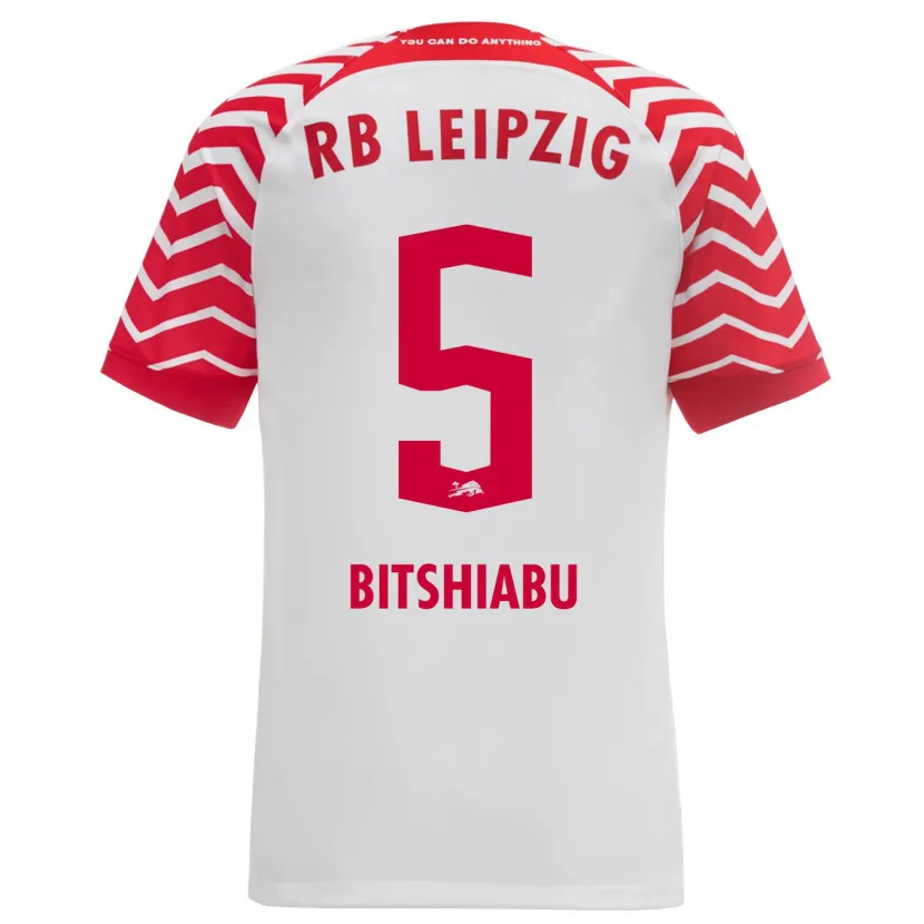 Danxen Niño Camiseta El Chadaille Bitshiabu #5 Blanco 1ª Equipación 2023/24 La Camisa