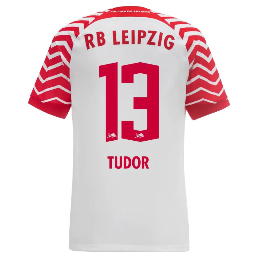 Danxen Niño Camiseta Aaron Tudor #13 Blanco 1ª Equipación 2023/24 La Camisa