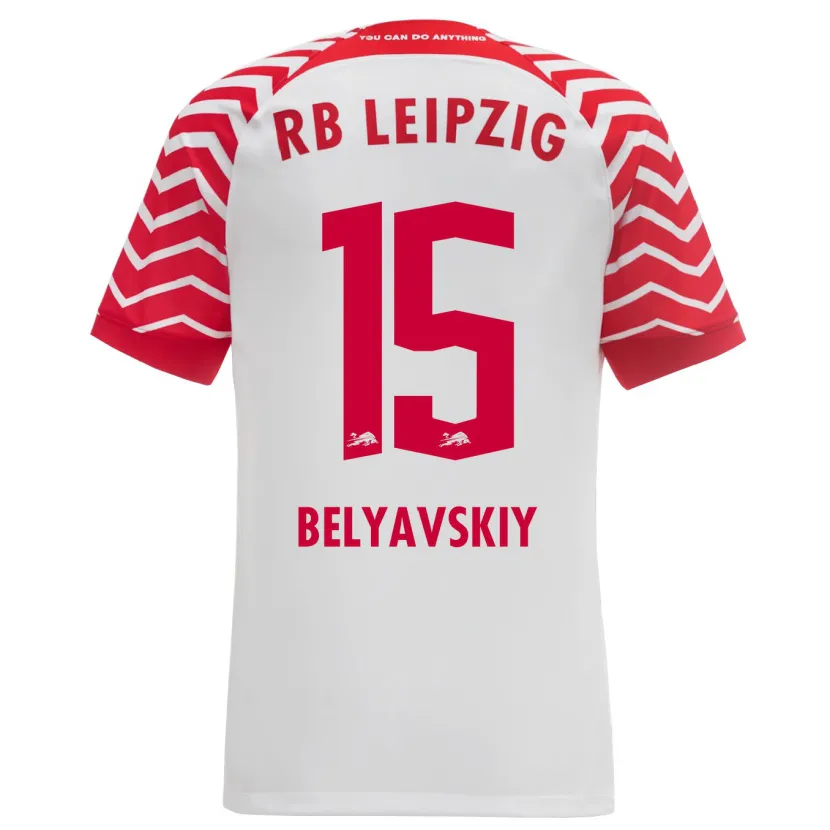 Danxen Niño Camiseta David Belyavskiy #15 Blanco 1ª Equipación 2023/24 La Camisa