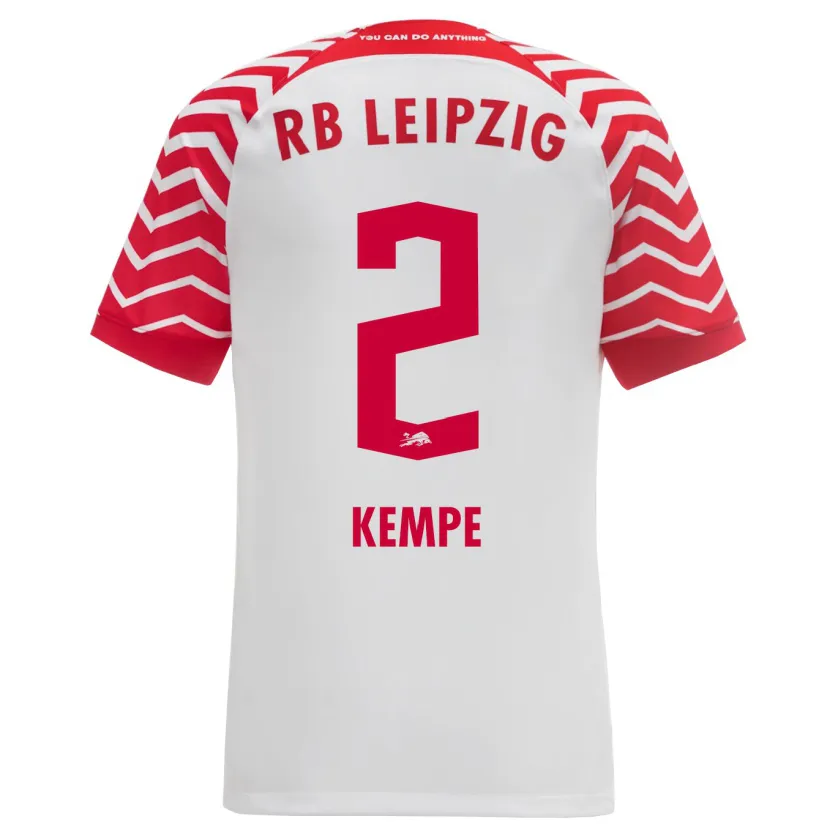 Danxen Niño Camiseta Frederike Kempe #2 Blanco 1ª Equipación 2023/24 La Camisa