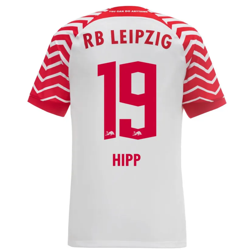 Danxen Niño Camiseta Jenny Hipp #19 Blanco 1ª Equipación 2023/24 La Camisa