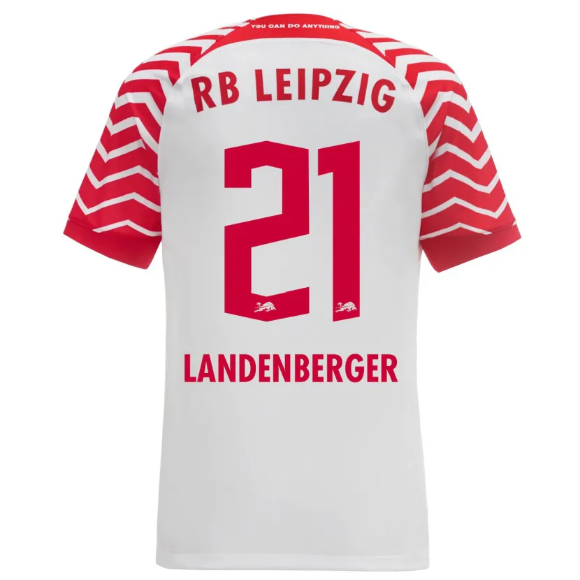 Danxen Niño Camiseta Julia Landenberger #21 Blanco 1ª Equipación 2023/24 La Camisa