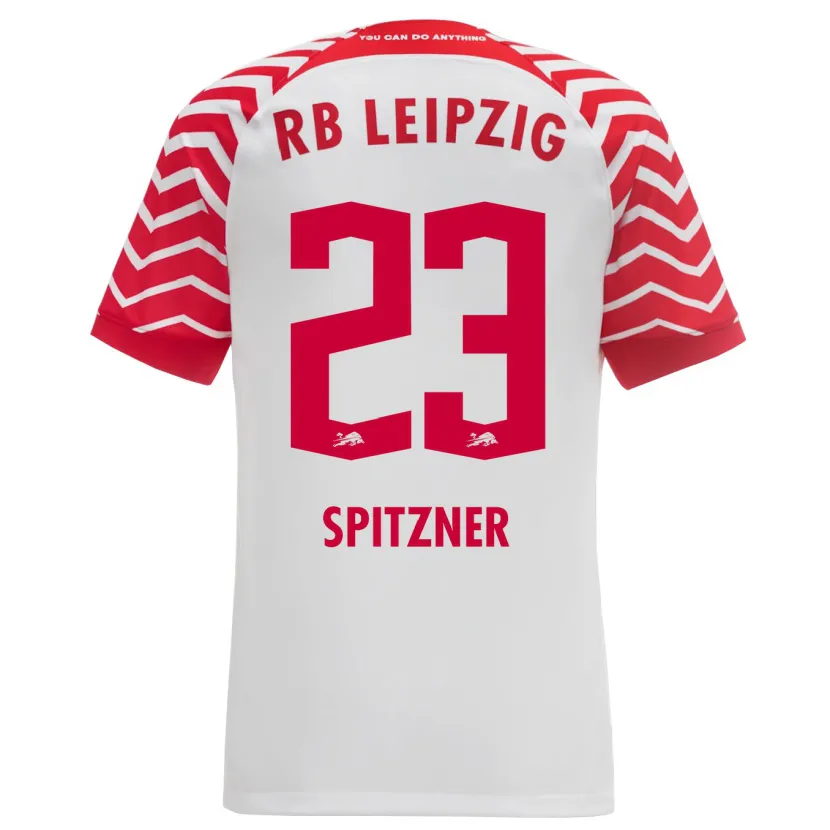 Danxen Niño Camiseta Kyra Spitzner #23 Blanco 1ª Equipación 2023/24 La Camisa