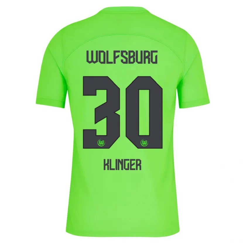 Danxen Niño Camiseta Niklas Klinger #30 Verde 1ª Equipación 2023/24 La Camisa