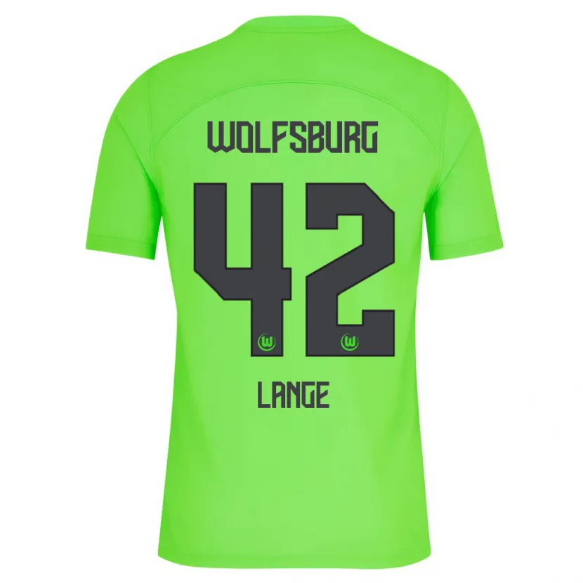 Danxen Niño Camiseta Felix Lange #42 Verde 1ª Equipación 2023/24 La Camisa