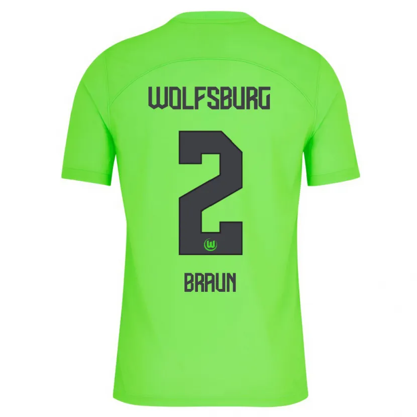 Danxen Niño Camiseta Manuel Braun #2 Verde 1ª Equipación 2023/24 La Camisa