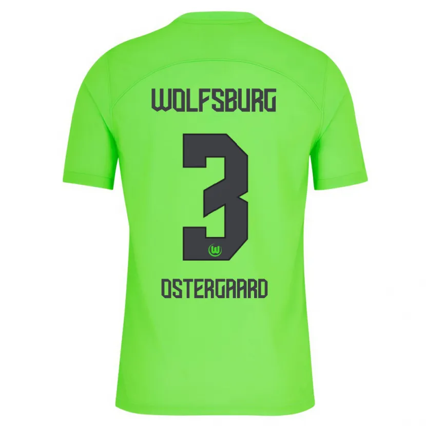 Danxen Niño Camiseta Christian Östergaard #3 Verde 1ª Equipación 2023/24 La Camisa