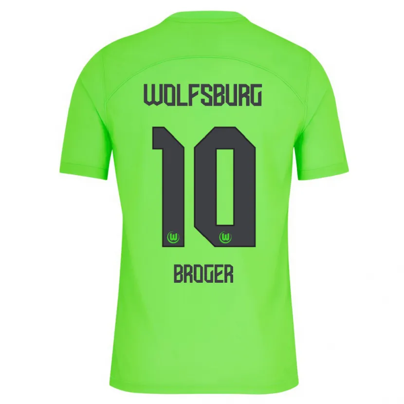 Danxen Niño Camiseta Bennit Bröger #10 Verde 1ª Equipación 2023/24 La Camisa