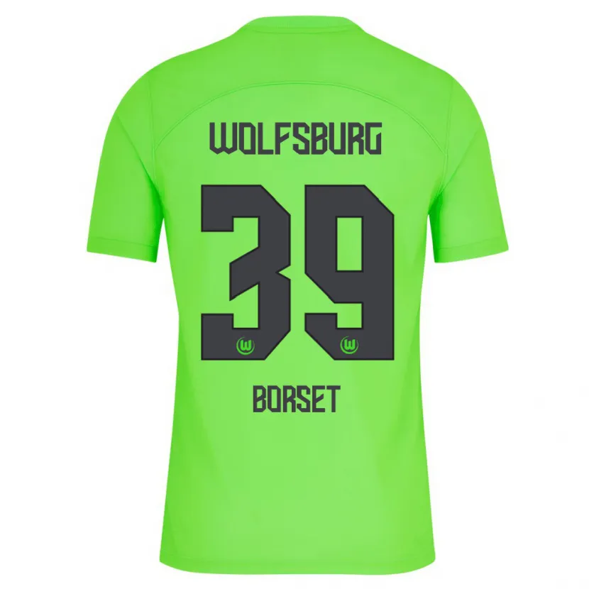 Danxen Niño Camiseta Anders Rønne Børset #39 Verde 1ª Equipación 2023/24 La Camisa