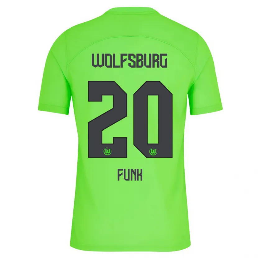 Danxen Niño Camiseta Jonah Funk #20 Verde 1ª Equipación 2023/24 La Camisa