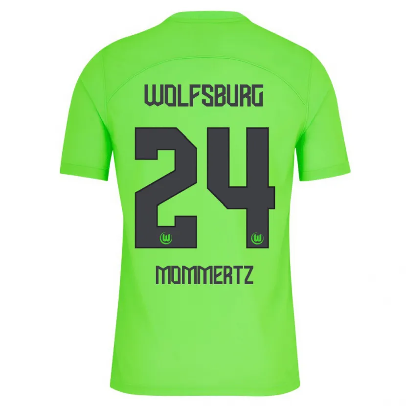 Danxen Niño Camiseta Benjamin Mommertz #24 Verde 1ª Equipación 2023/24 La Camisa