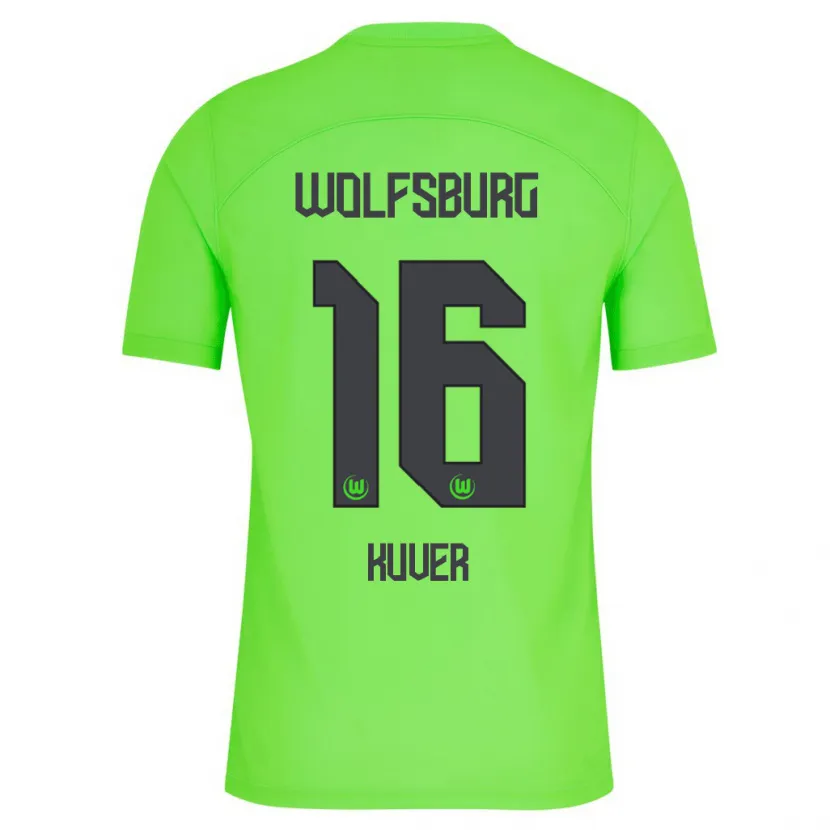 Danxen Niño Camiseta Camilla Küver #16 Verde 1ª Equipación 2023/24 La Camisa