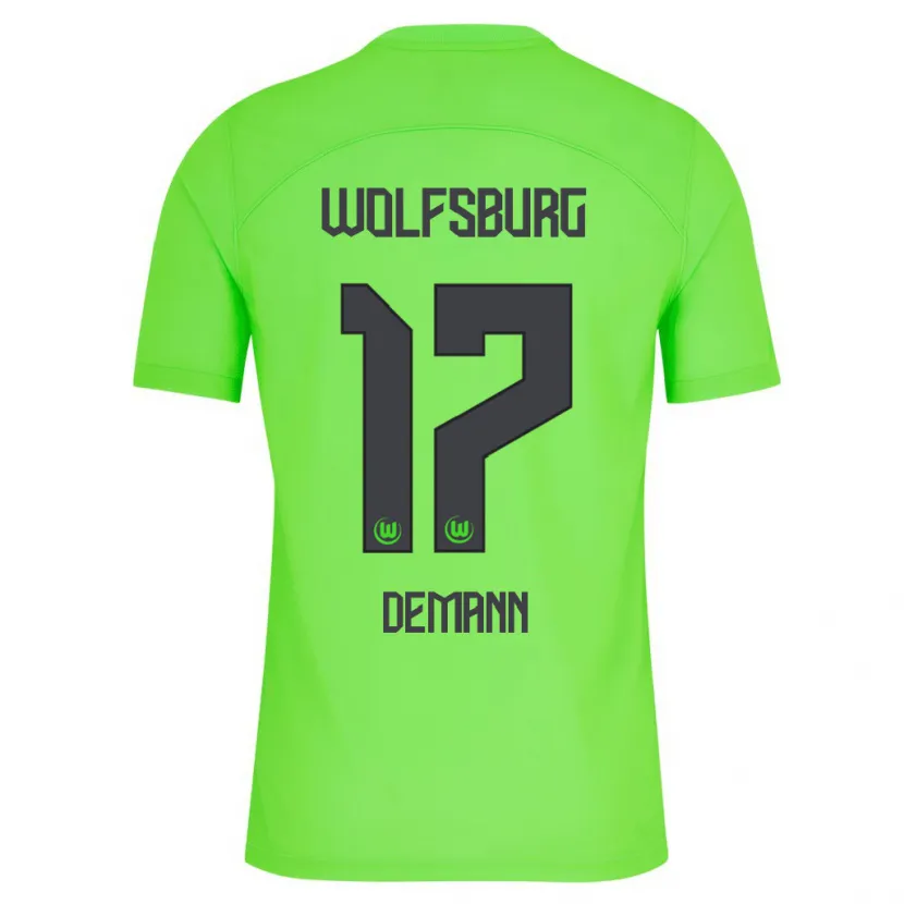 Danxen Niño Camiseta Kristin Demann #17 Verde 1ª Equipación 2023/24 La Camisa