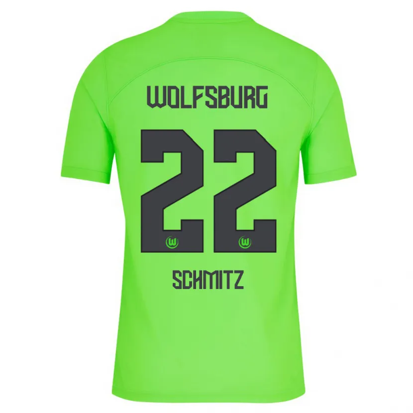 Danxen Niño Camiseta Lisa Schmitz #22 Verde 1ª Equipación 2023/24 La Camisa