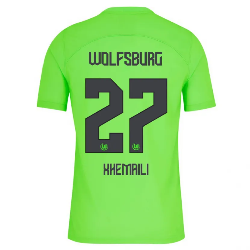 Danxen Niño Camiseta Riola Xhemaili #27 Verde 1ª Equipación 2023/24 La Camisa