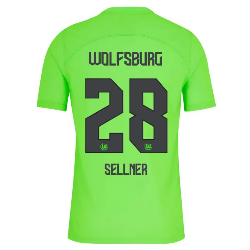 Danxen Niño Camiseta Tabea Sellner #28 Verde 1ª Equipación 2023/24 La Camisa