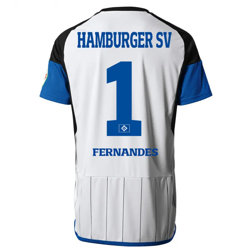 Danxen Niño Camiseta Daniel Heuer Fernandes #1 Blanco 1ª Equipación 2023/24 La Camisa