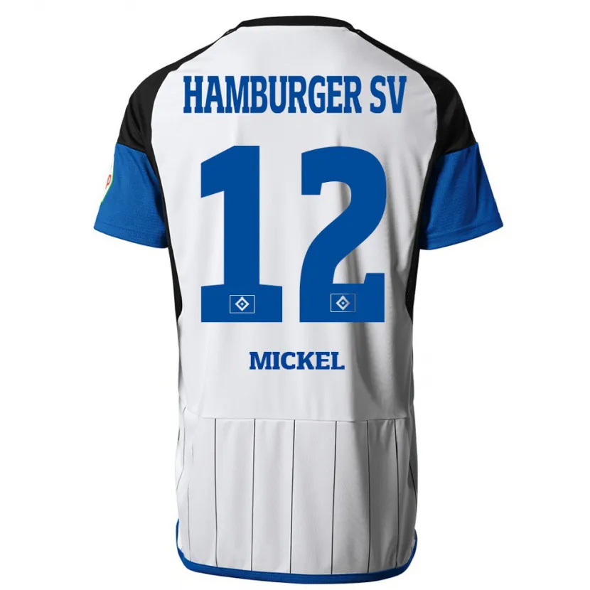 Danxen Niño Camiseta Tom Mickel #12 Blanco 1ª Equipación 2023/24 La Camisa