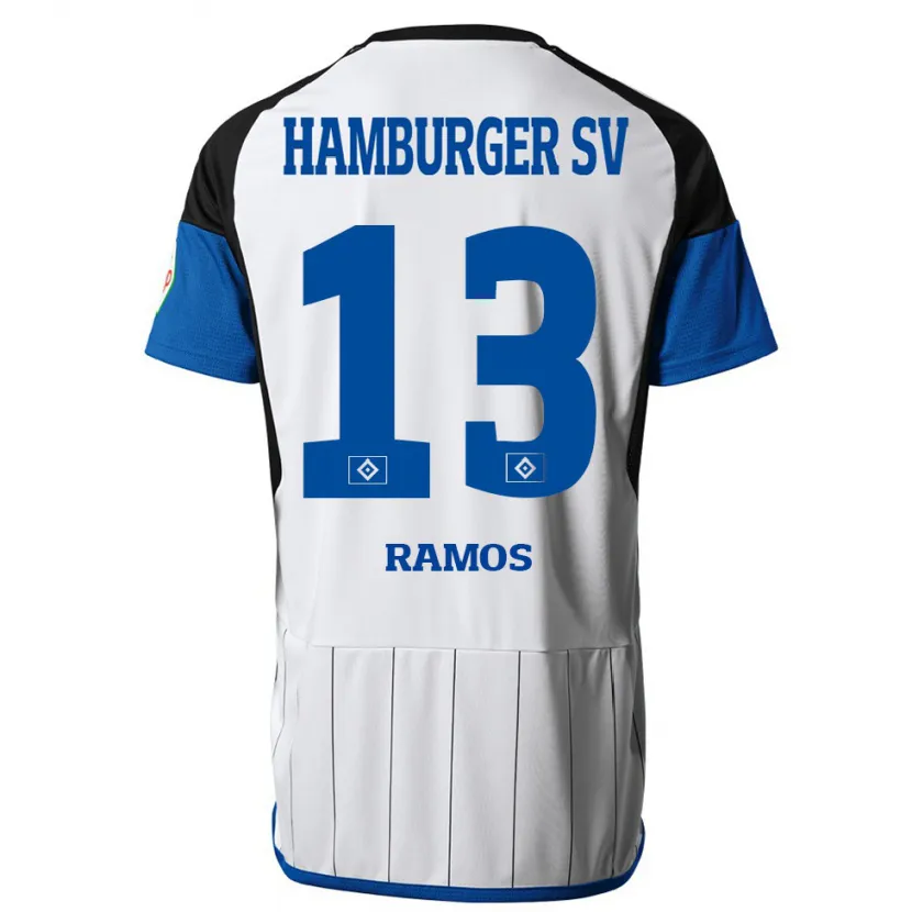 Danxen Niño Camiseta Guilherme Ramos #13 Blanco 1ª Equipación 2023/24 La Camisa