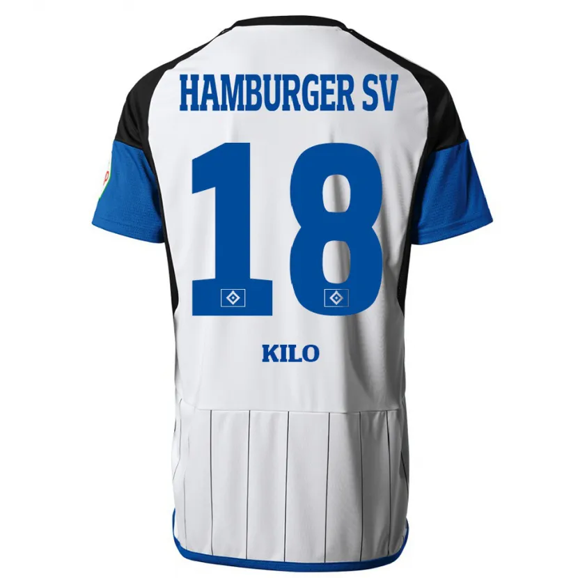 Danxen Niño Camiseta Jesse Kilo #18 Blanco 1ª Equipación 2023/24 La Camisa