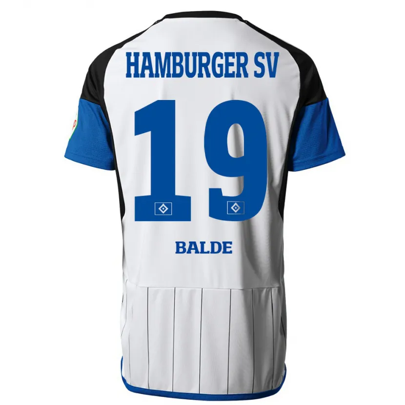 Danxen Niño Camiseta Saido Balde #19 Blanco 1ª Equipación 2023/24 La Camisa