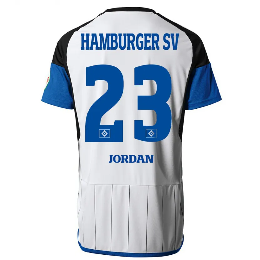 Danxen Niño Camiseta Dominik Jordan #23 Blanco 1ª Equipación 2023/24 La Camisa