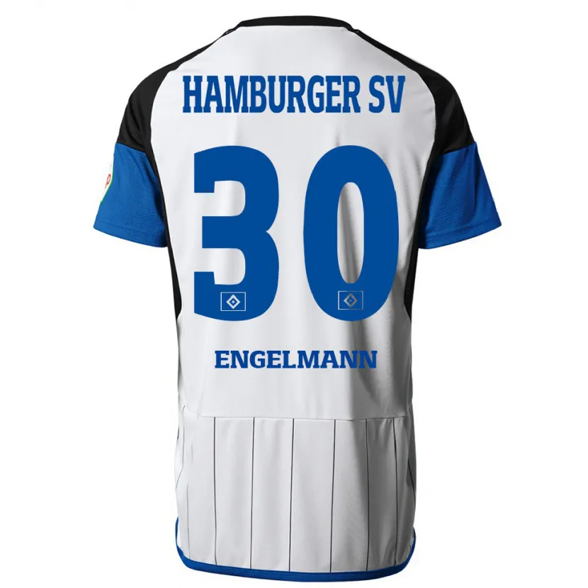 Danxen Niño Camiseta Timon Engelmann #30 Blanco 1ª Equipación 2023/24 La Camisa