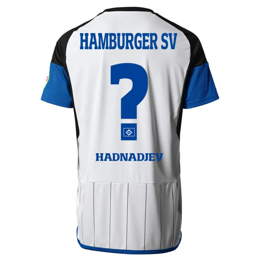 Danxen Niño Camiseta Marko Hadnadjev #0 Blanco 1ª Equipación 2023/24 La Camisa