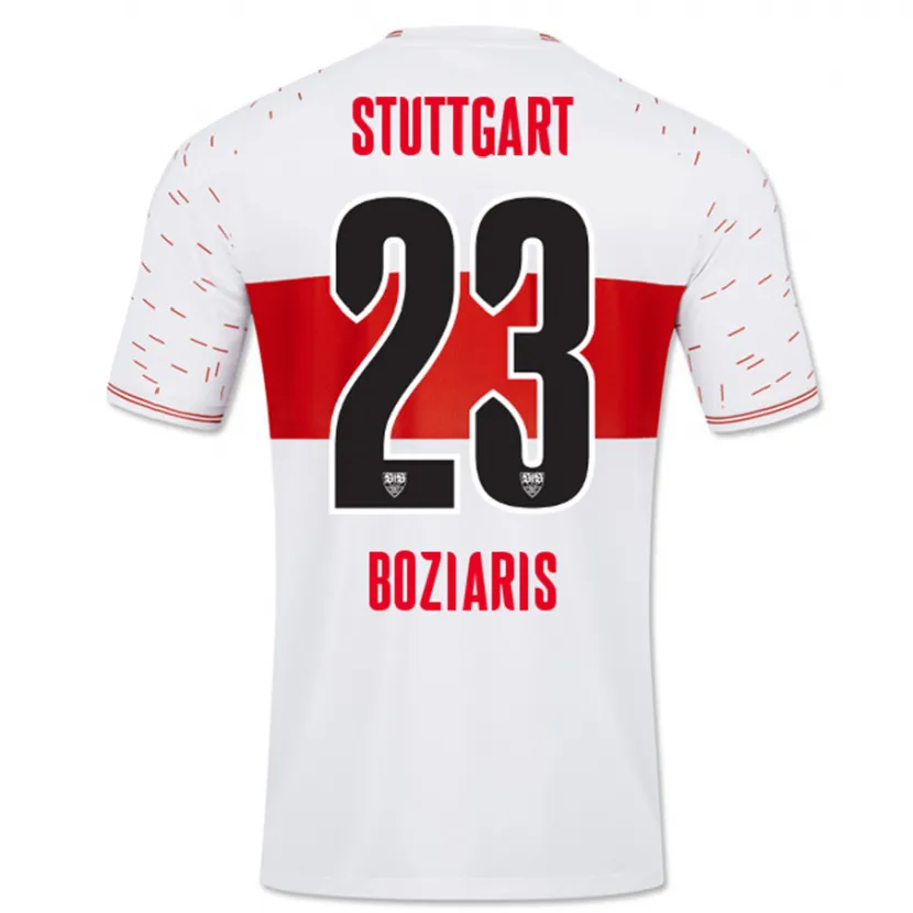 Danxen Niño Camiseta Giannis Boziaris #23 Blanco 1ª Equipación 2023/24 La Camisa