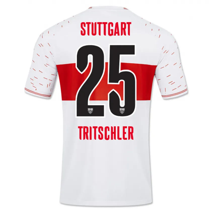 Danxen Niño Camiseta David Tritschler #25 Blanco 1ª Equipación 2023/24 La Camisa