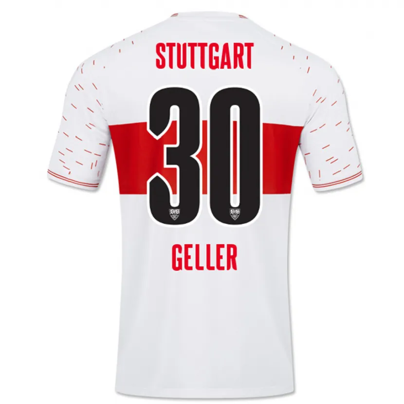 Danxen Niño Camiseta Robert Geller #30 Blanco 1ª Equipación 2023/24 La Camisa