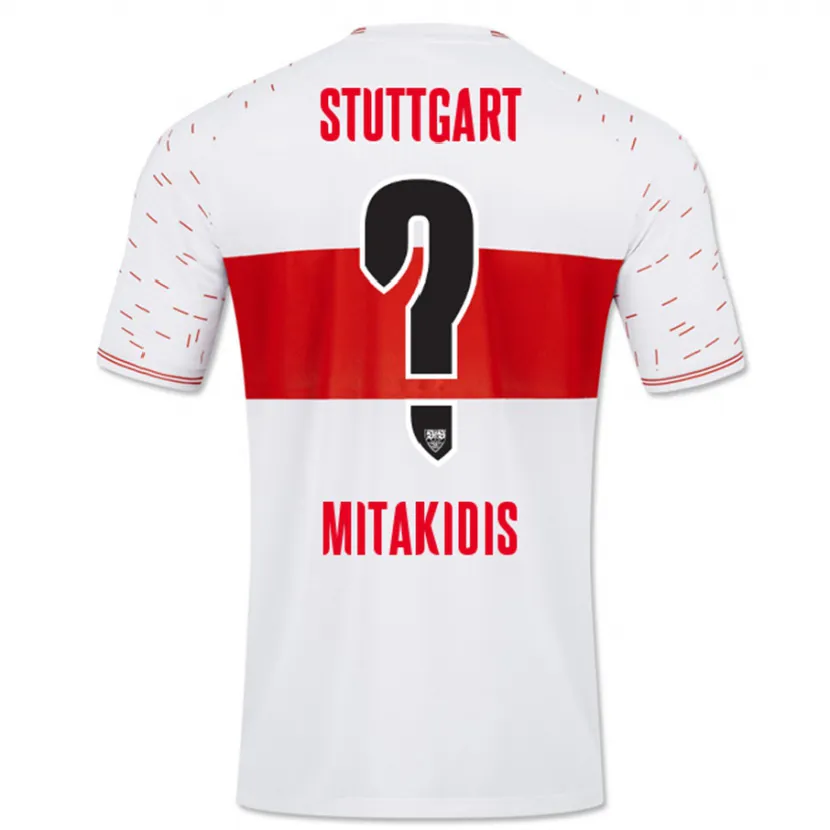 Danxen Niño Camiseta Dimitrios Mitakidis #0 Blanco 1ª Equipación 2023/24 La Camisa